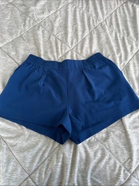 Forever 21 Cobalt Blue Elastic-Waist Shorts